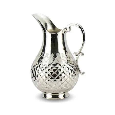Advantageous Design Stainless Steel Water Serving Jug Top Quality Silver Color Lime Juice Jug for Best Selling