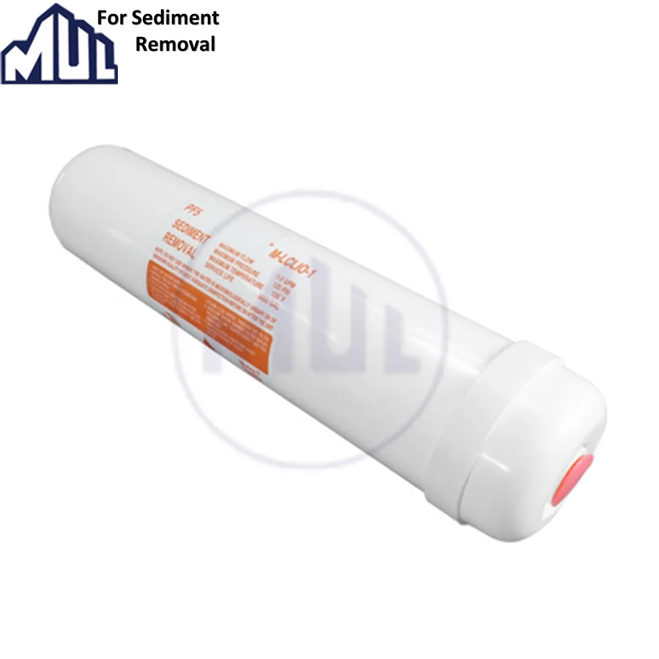 MLCL10-1 inline sediment PP post filter cartridge