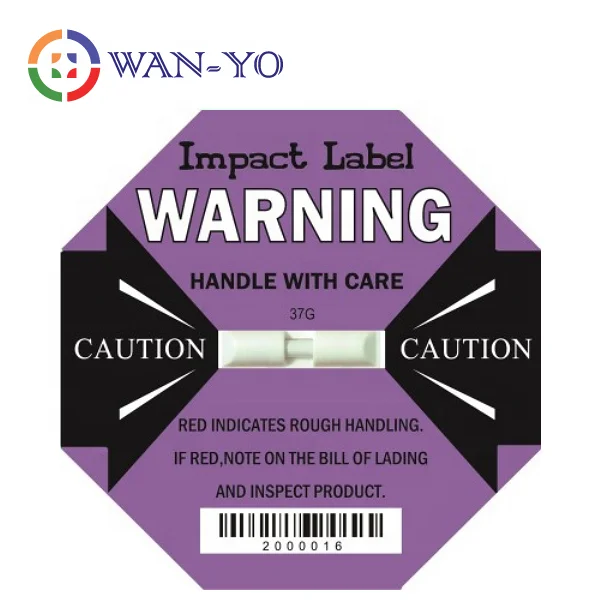 Gforce Damage Detector Shipping Labels : Monitor Shipments with Impact Labels By WAN-YO