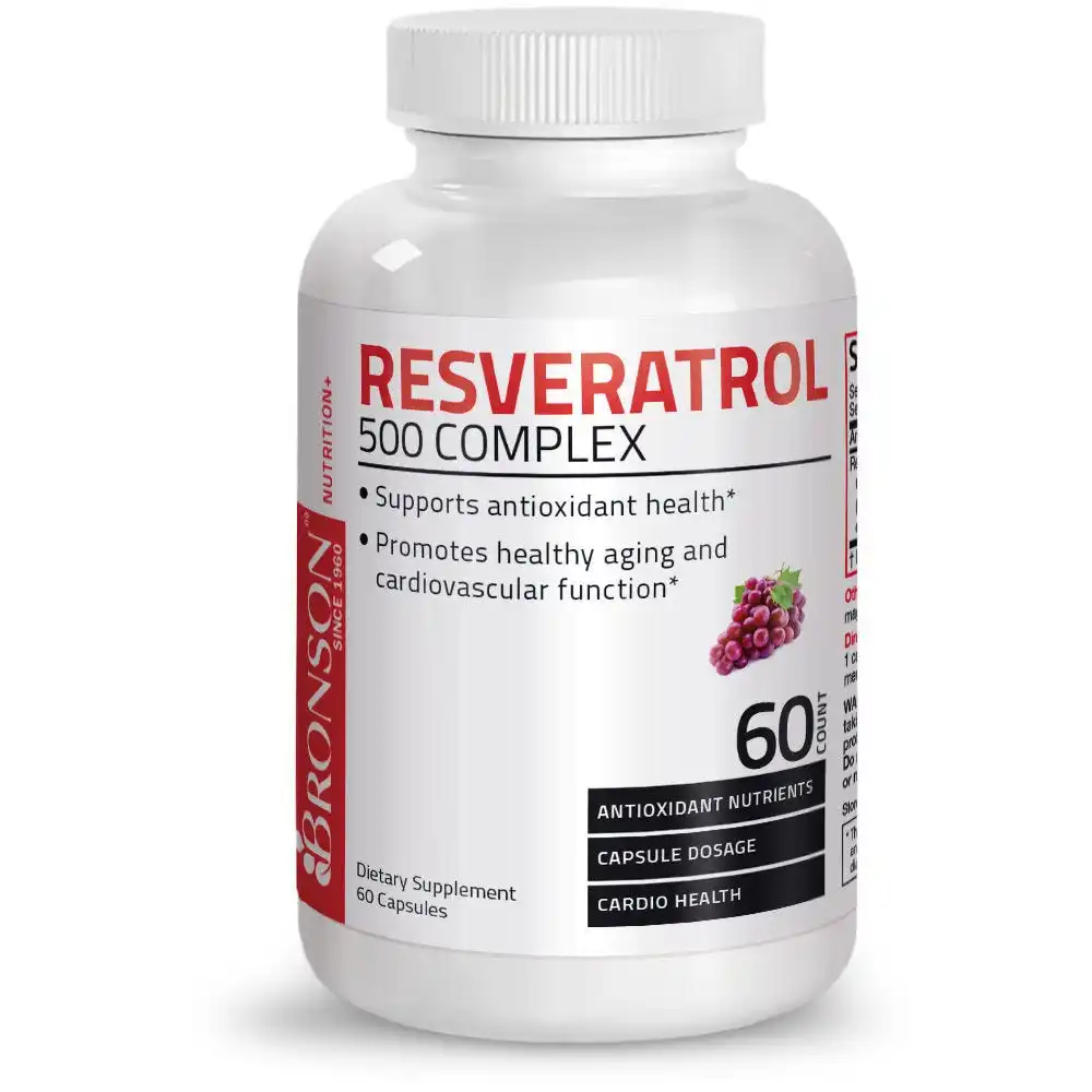 
Resveratrol Complex - 500 mg - 60 Capsules 
