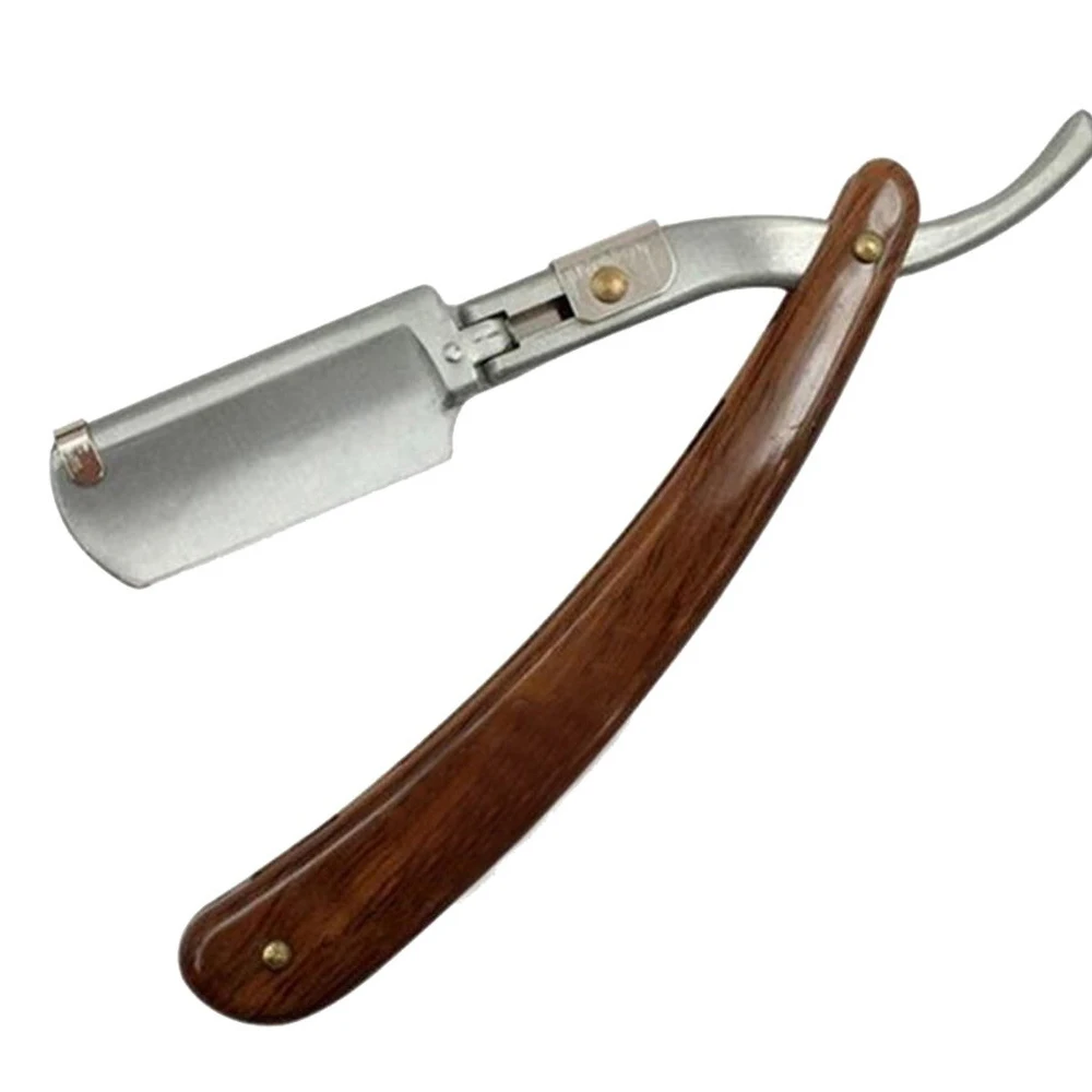 New Perfect Shave for Man Red stylish Plastic Handle Barber Shaving Straight Razor Disposable Razors