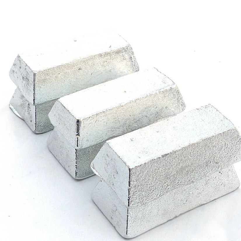 Thailand Factory price Zamak ZA 8 Ingot / Zamak 5 Ingot / Zamak 3 ingot. Zamak 7 ingot for sale