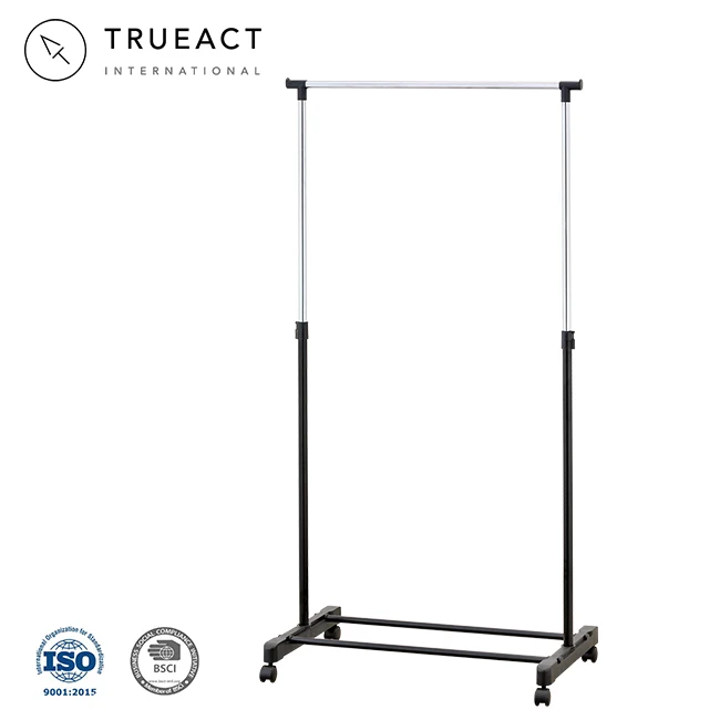 Metal extendable clothes hanger cloth clothes drying rack clothing garment rack