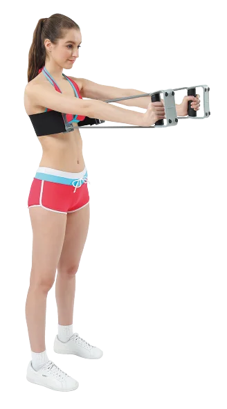 ALLWINWIN RST63 Resistance Tube - Adjustable Push Up Workout Band