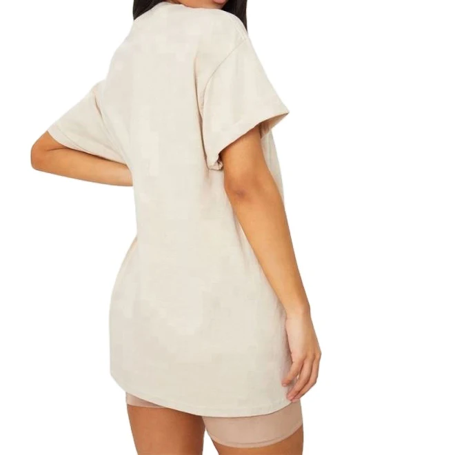 Whole sale cheap price hot shirts for women crewneck loose fit womens t-shirts combed cotton ladies oversize tees