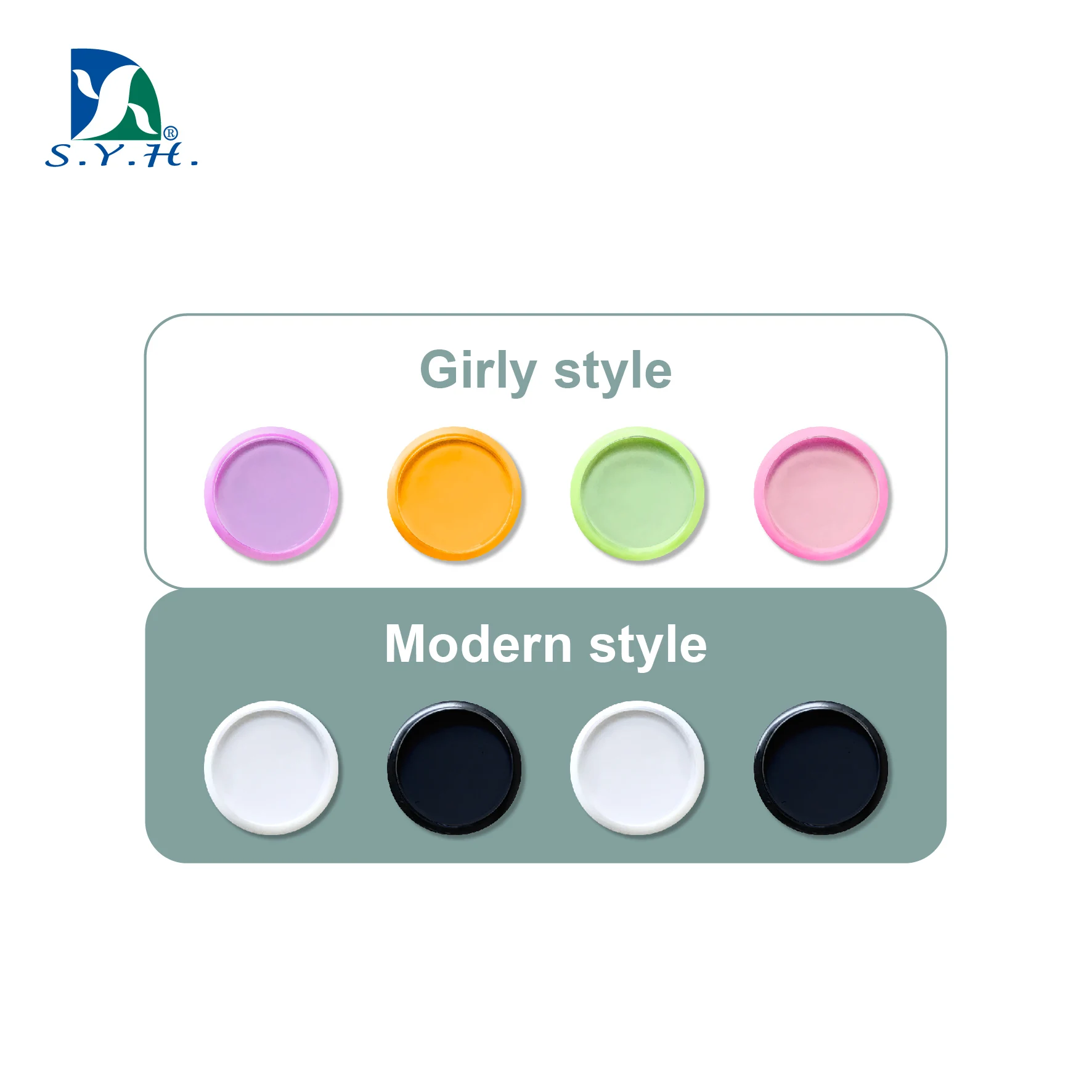 Super strong colorful 3CM round plastic glass whiteboard neodymium magnet