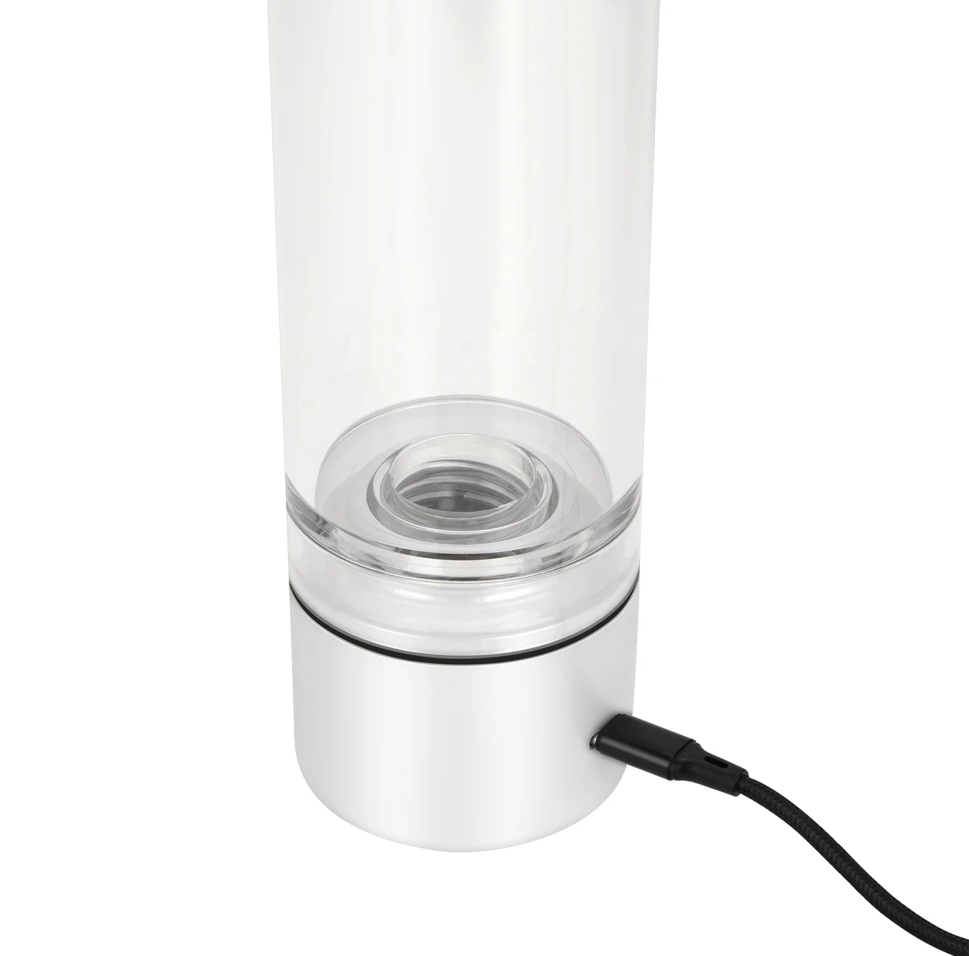 OEM Hydrogen alkaline water bottle Portable hydrogen generator inhale hydrogen Content max 3.5-5ppm PEM membrane Latest SPE Tech