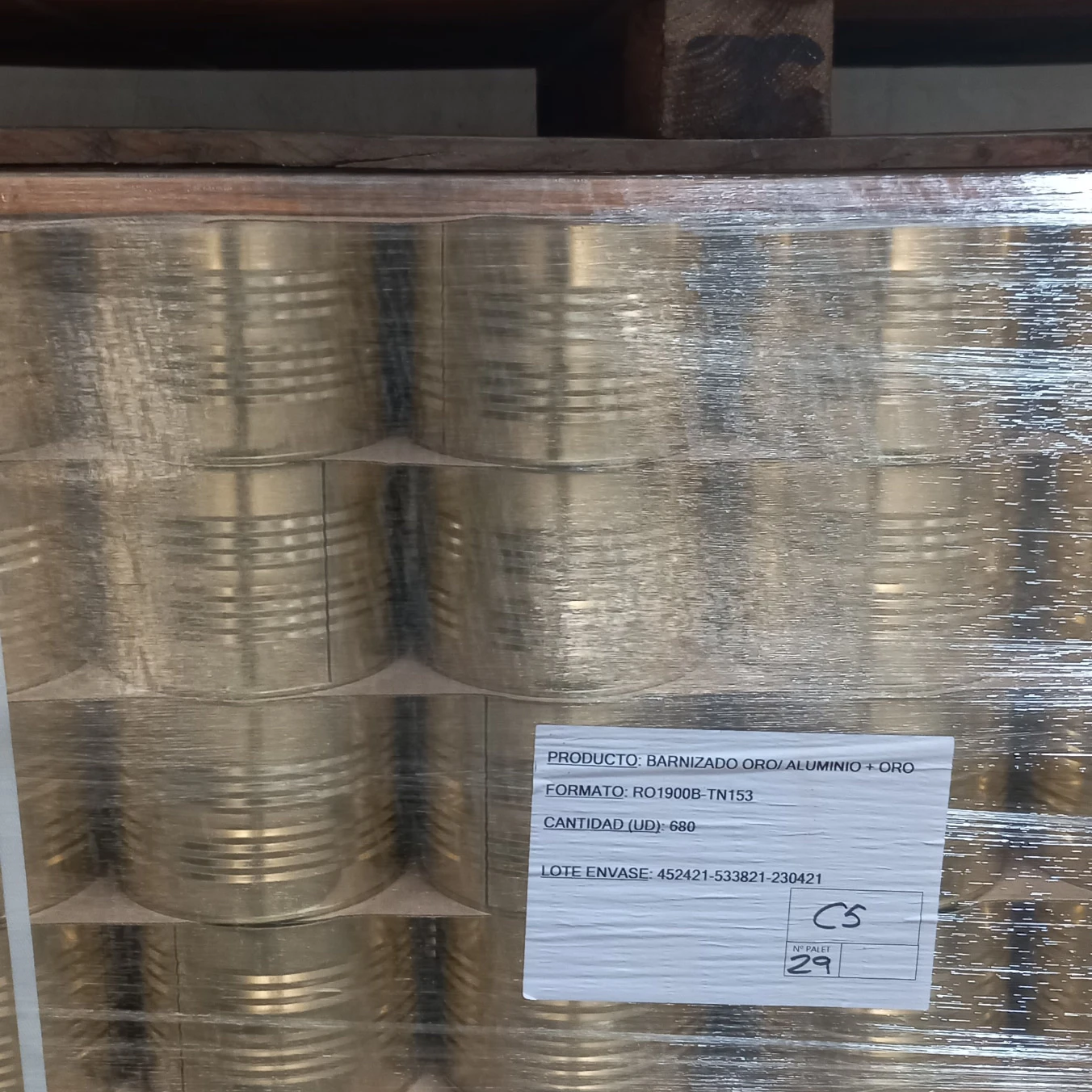 Tin cans  Metal container 153.7 RO-1900