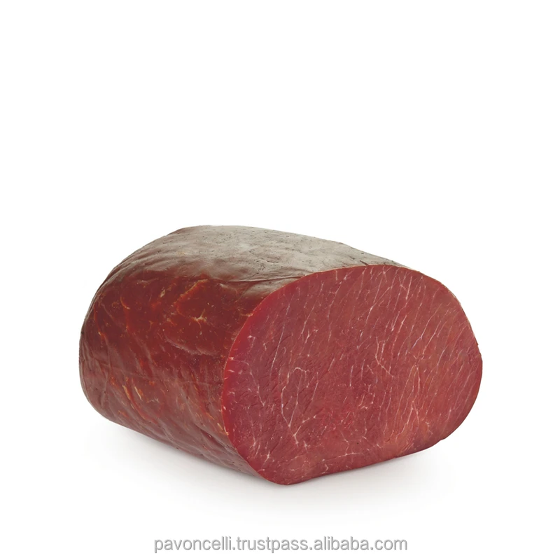 PREMIUM MARINATED CURED BEEF TOPSIDE STUFFED IN CASINGS |  high quality gluten free beef meat | beef meat Italy supplier