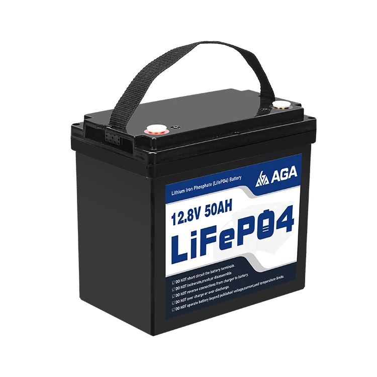 OEM 12v 24v 48v 50Ah Rechargeable Solar Storage Marine Motorhome Golf Cart Solar Storage Lithium Ion Lifepo4 Battery 12V