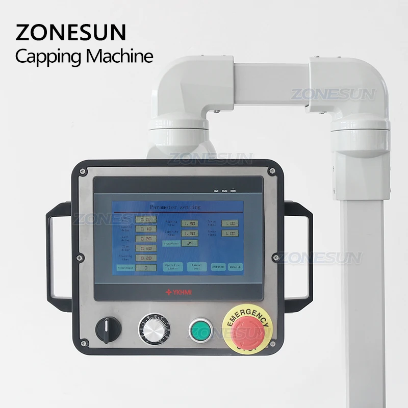 ZONESUN ZS-XG16F Automatic Plastic Lid F-style Gallon Jugs Lubricating Oil Bottle Cap Tightening Screw Capping Machines