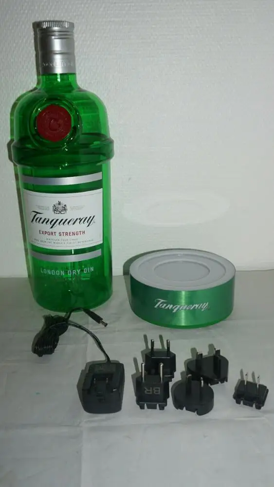 LED base, tanqueray LED base, tanqueray bottle display