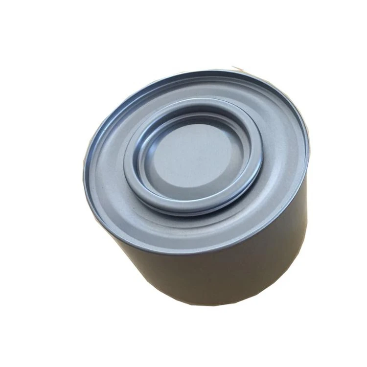 Best quality empty silver cylinder-shaped alcohol can for sale,gel fuel cans