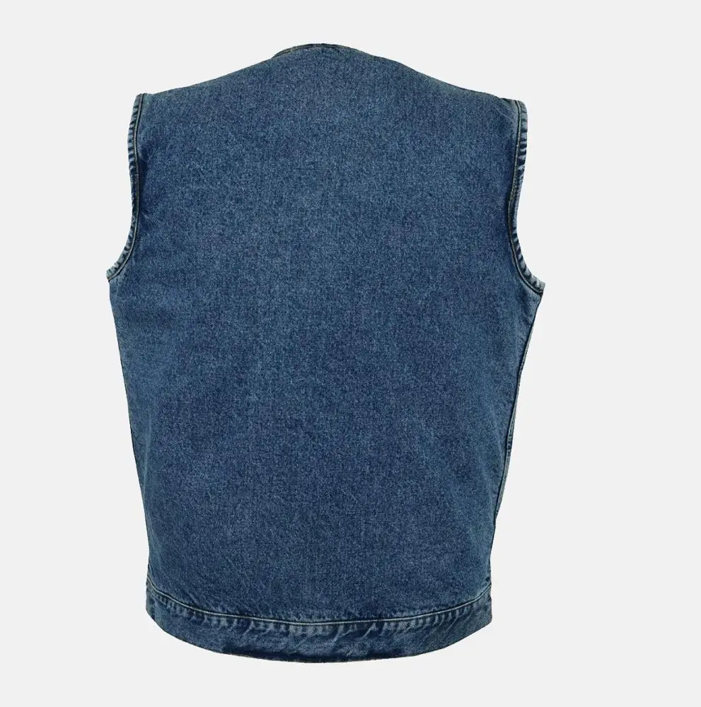 High Fashion Wholesale Mens denim vest/ Vest for men