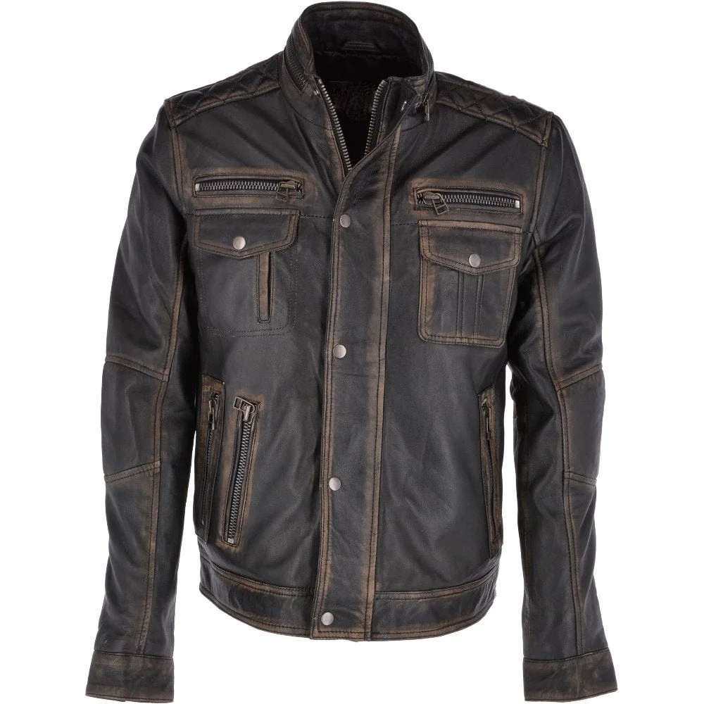 
Top Quality Pure 100% Leather Jacket 