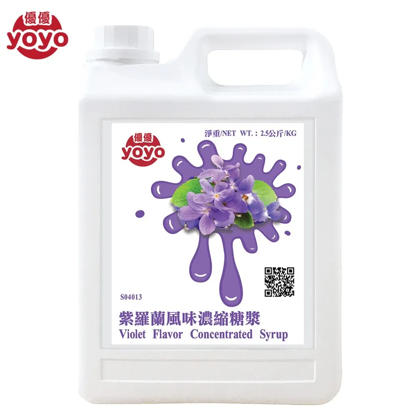 Milk Tea Syrup Violet Flavor Concentrated Syrup