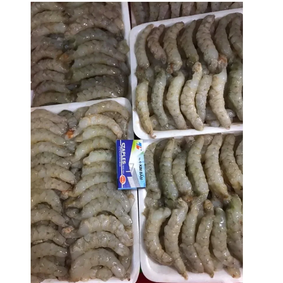 High Quality Raw Fresh Natural Seafood Skinless Food Air-Dried Body Peeled Shrimp For Cook From Private Label In Vietnam