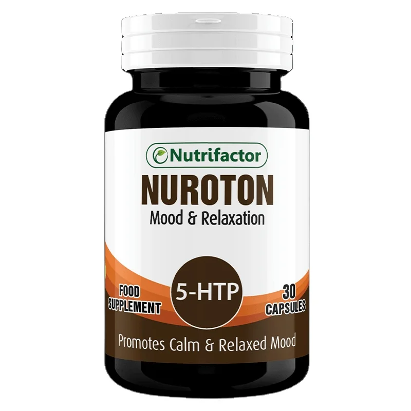 
NUROTON 5HTP For Anxiety & Depression Nutrifactor Healthcare Product Mood Sleep Supplements Relax Capsule Sleeping Pills 