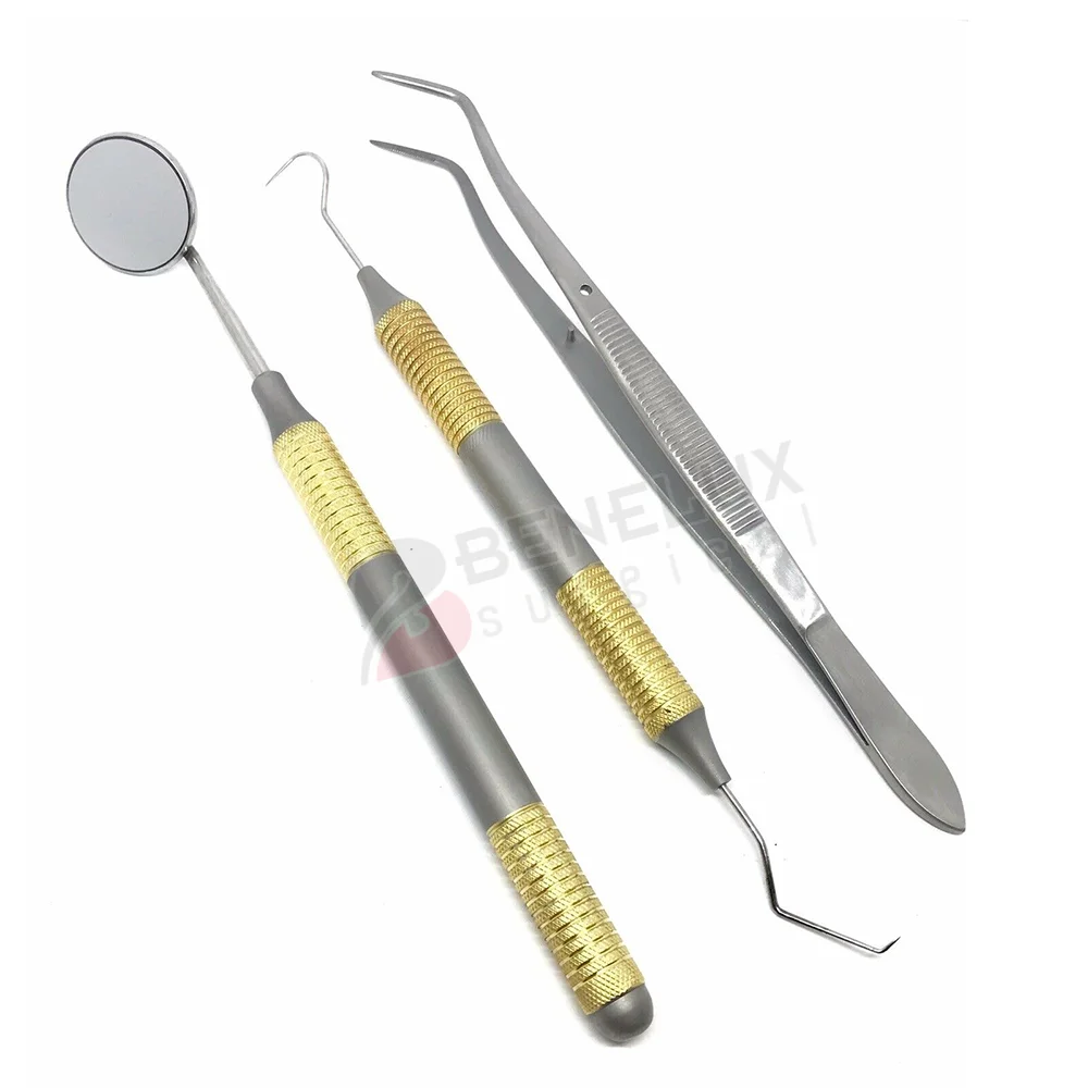 Индивидуальное стоматологическое зеркало для рта и скалер, набор для уборки, гигиены, осмотра