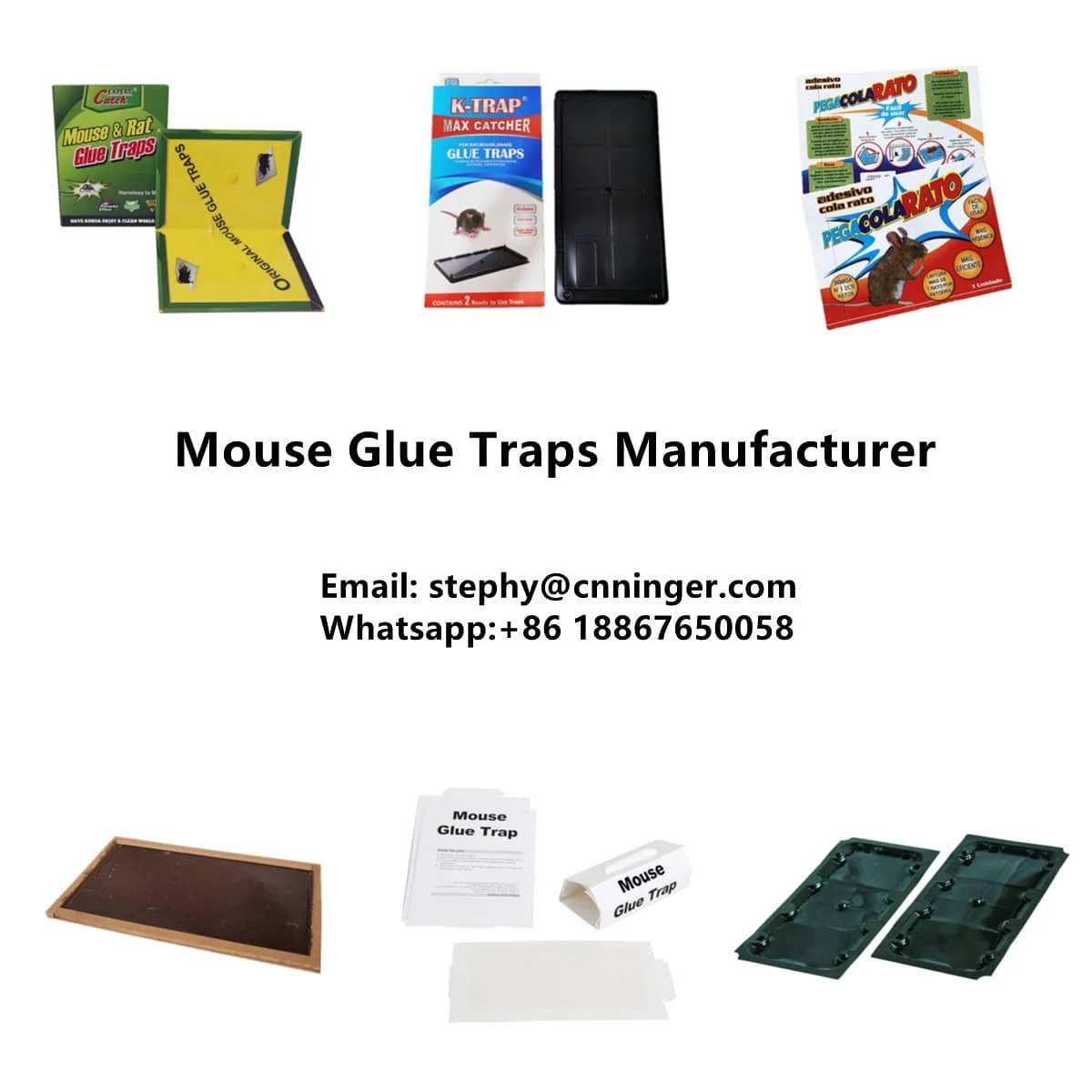 Premium Quality Easy to Use Strong Sticky Baited Mouse Glue Traps