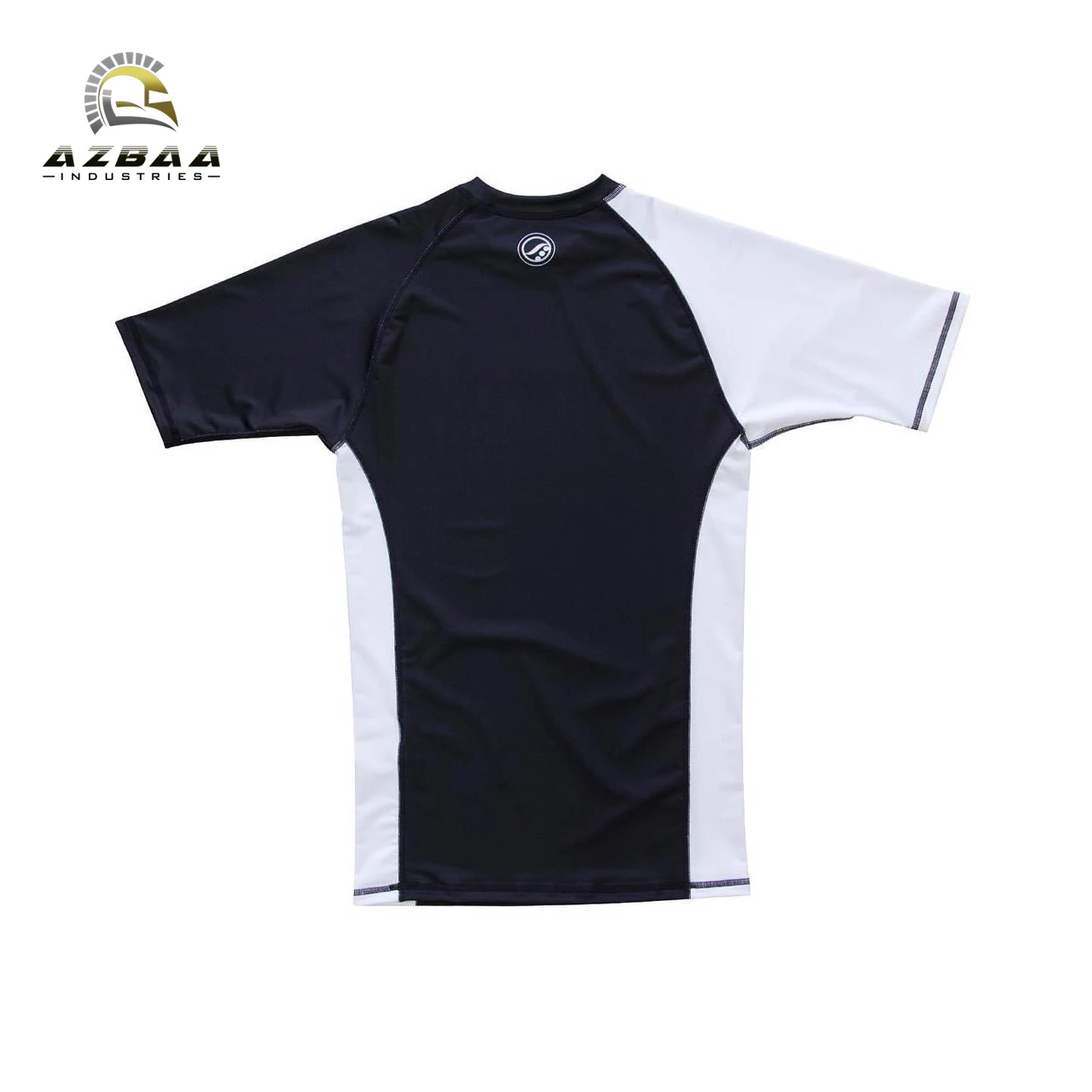 wholesale bjj spandex custom print white and black plain blank  rash guard