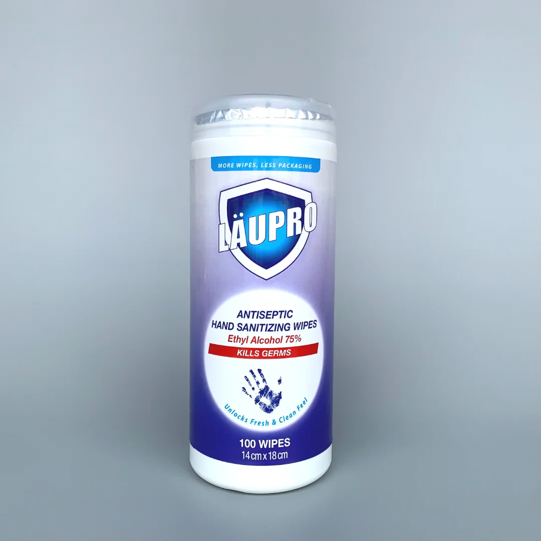 Certified F.D.A. AL COHOL Wet Wipes Tissues Non-woven in Canister