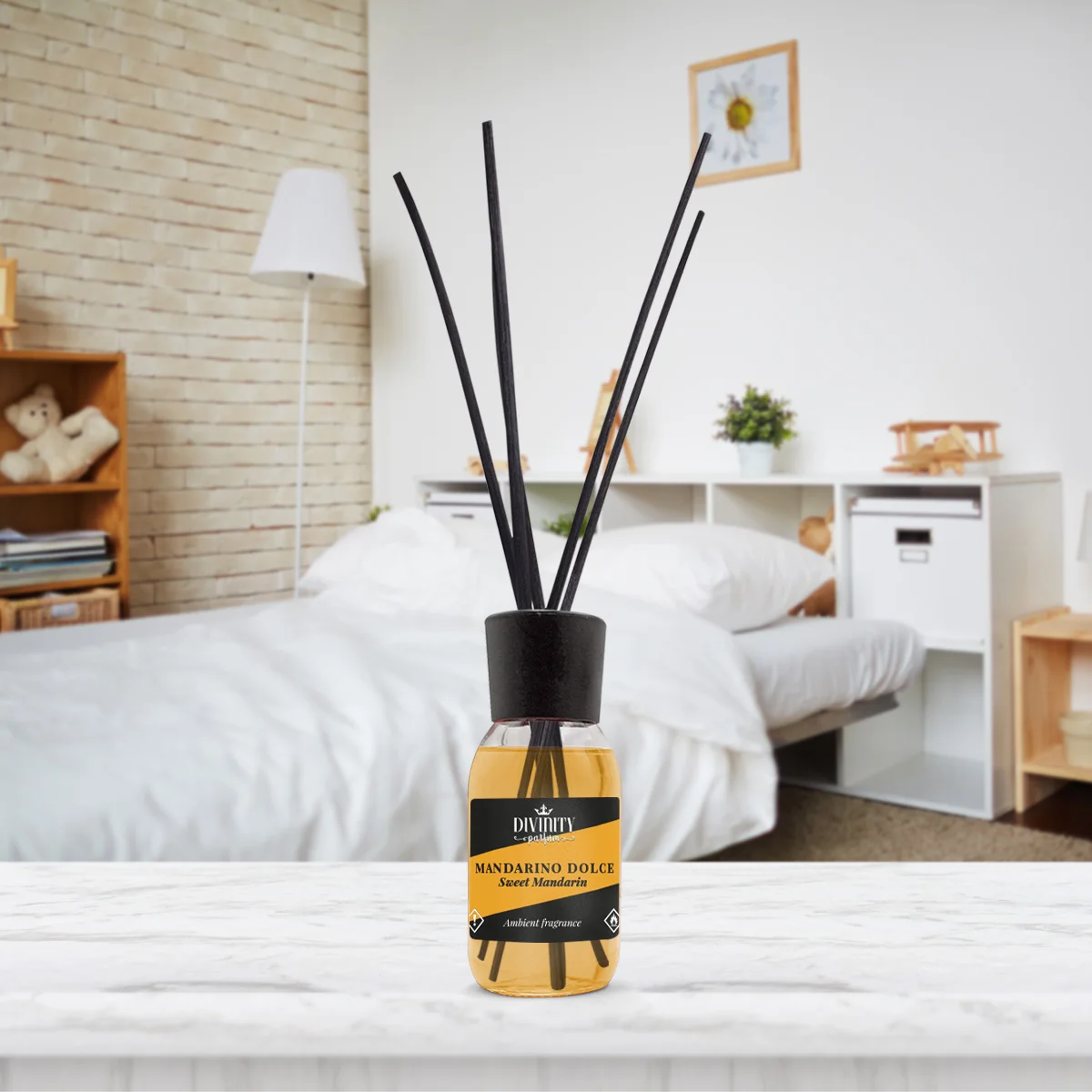 Home fragrance sweet mandarin top Italian exclusive scents 125ml for wholesale reed diffuser