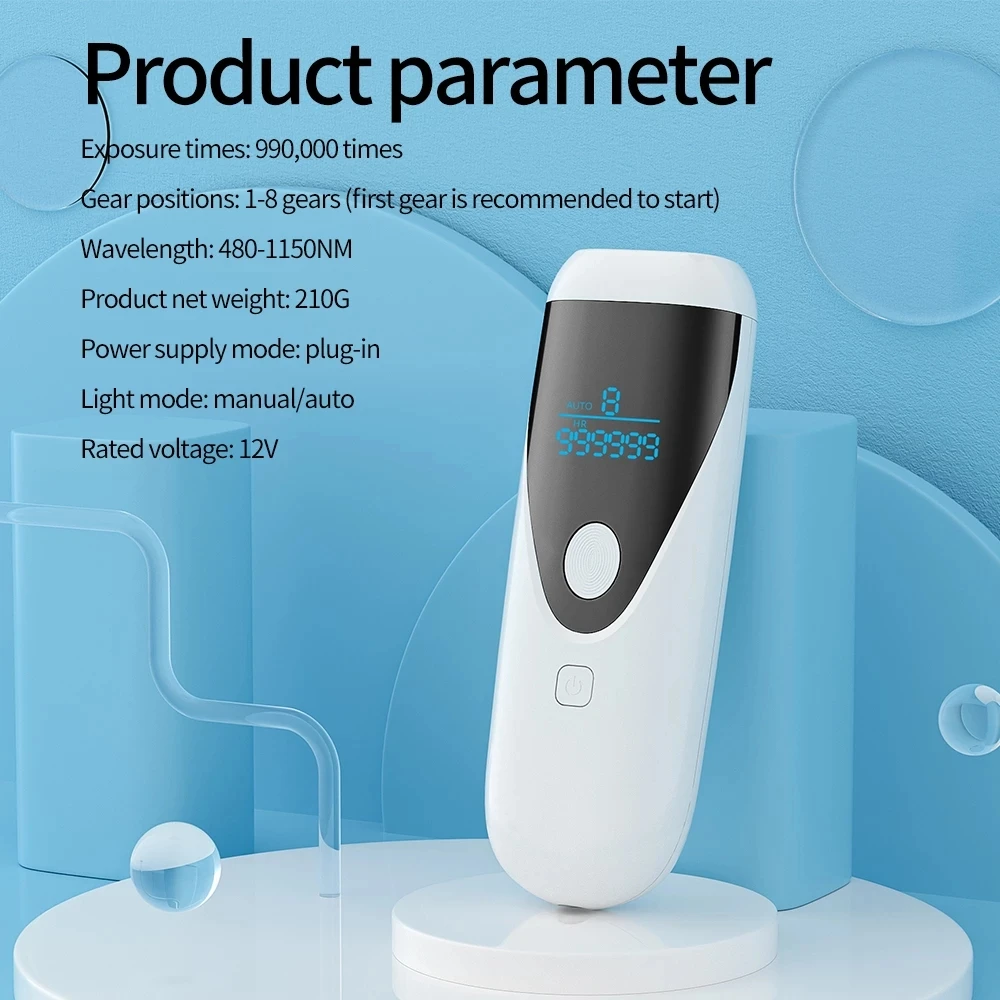 New Permanent Ipl Hair Removal Laser Armpit Hair Pemover Painless Electric Depilador 99999 Flashes IPL Epilator ipl machine new