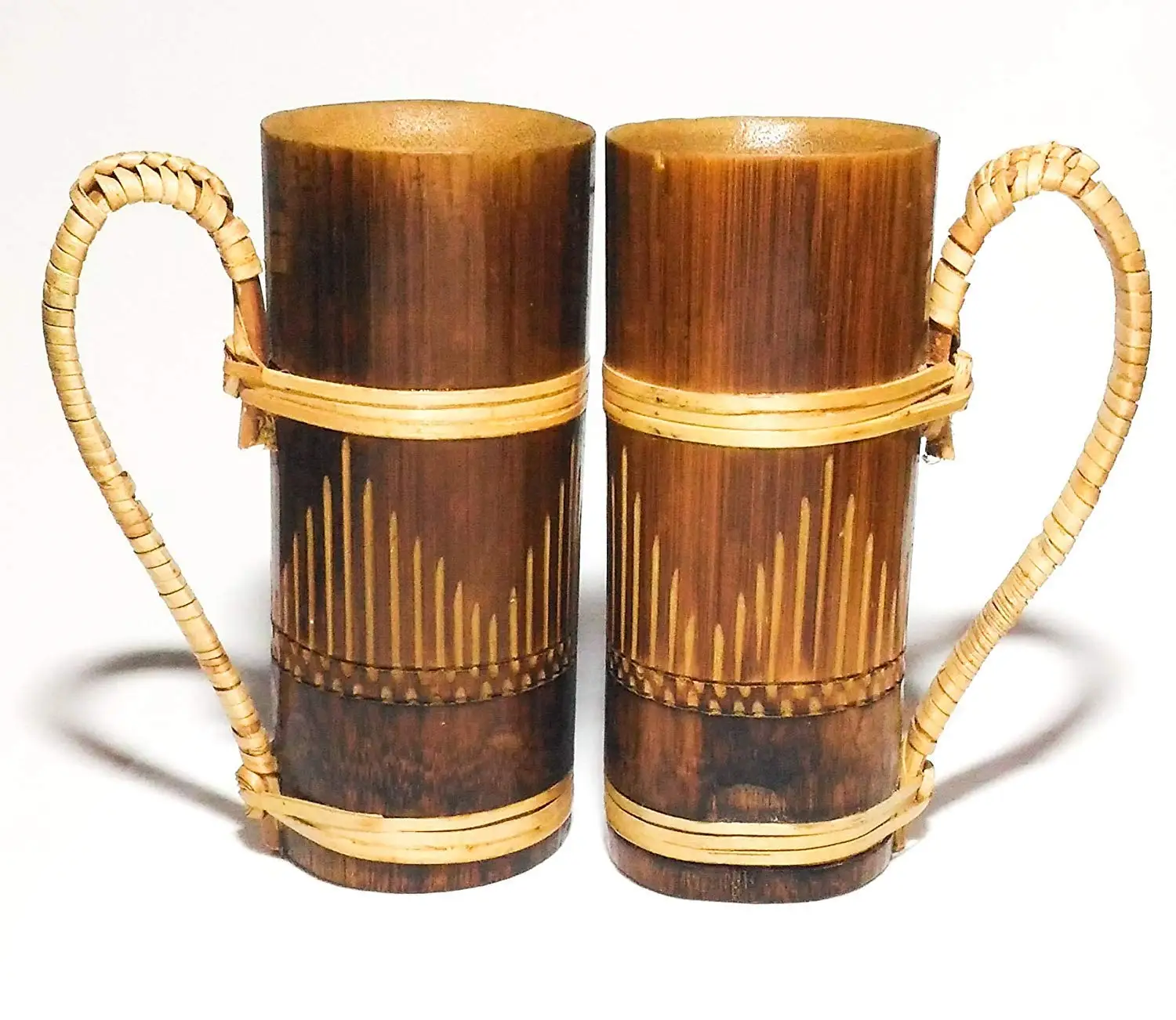 Bamboo Beer/Tea/Coffee Mug - 2 Pieces BY KSN