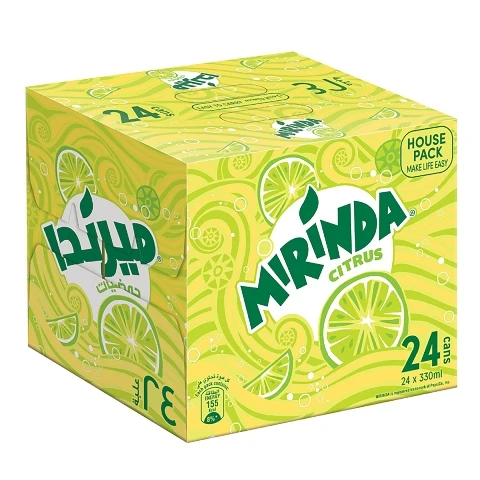 MIRINDA SOFT DRINKS/ORANGE FLAVOURS 330ML/ ORANGE FLAVORS355ML