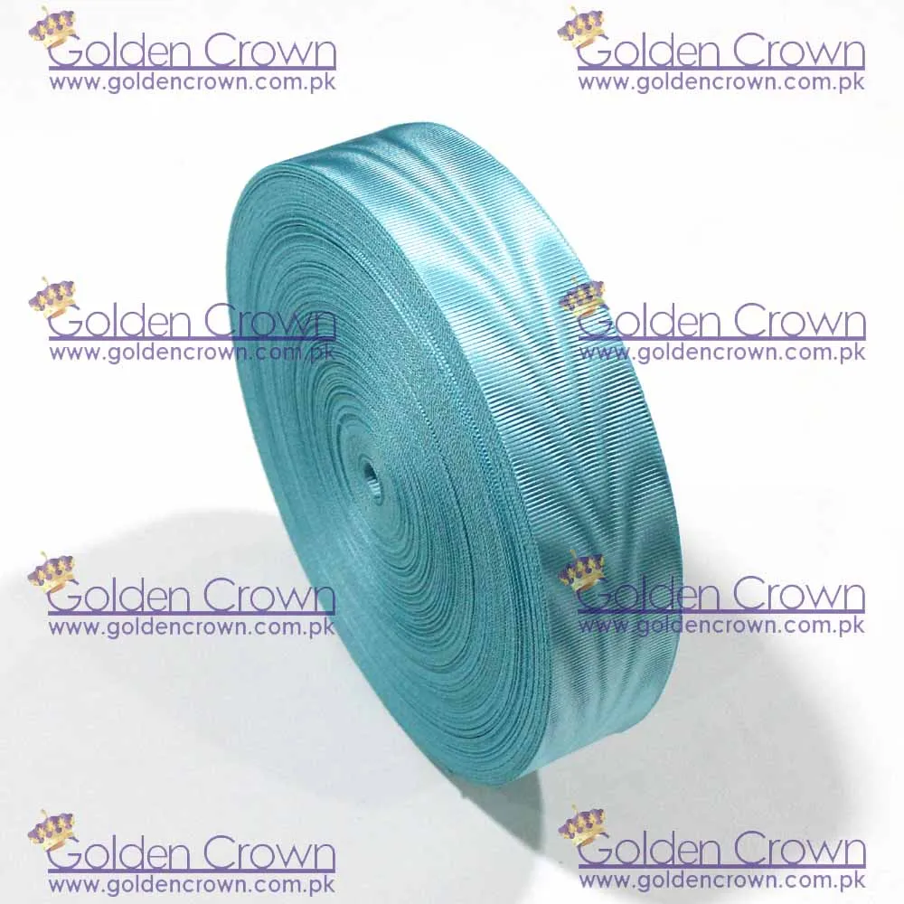 High Quality Custom Masonic Regalia Moire Medal Ribbon Sky Blue Supplier / best masonic ribbon