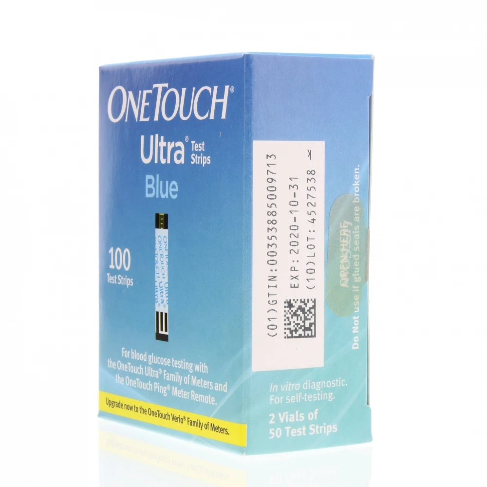 
One Touch Blue Blood Glucose Diabetic Test Strips- 50ct 