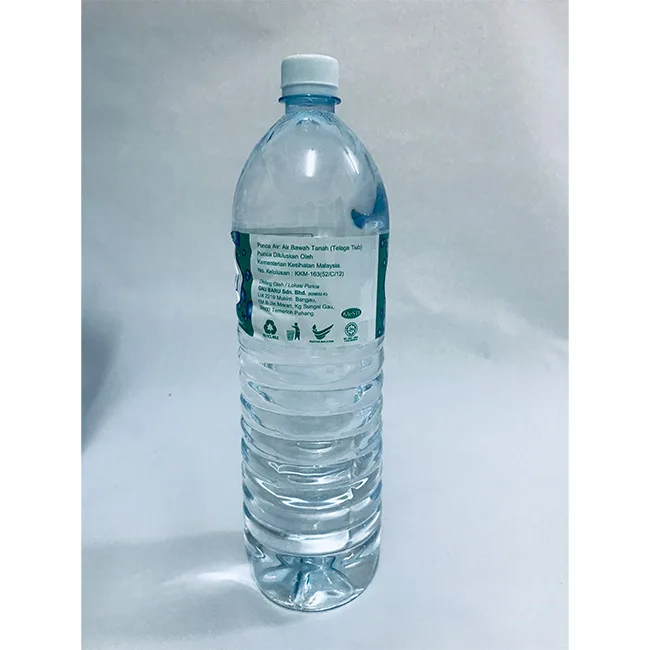 Halal Certified Mineral Drinking Water Tube Well Water 1500ml Comes In Different Volume Water Good For Human Health