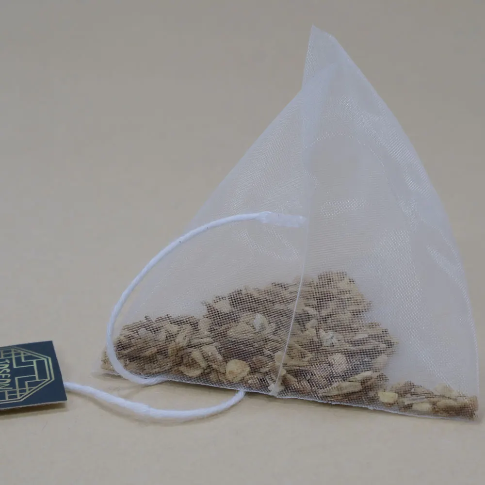 Корейский полезный имбирный чай корневой Balloonflower в пирамидном треугольном фильтре чайные пакетики оригинал Сделано Корее