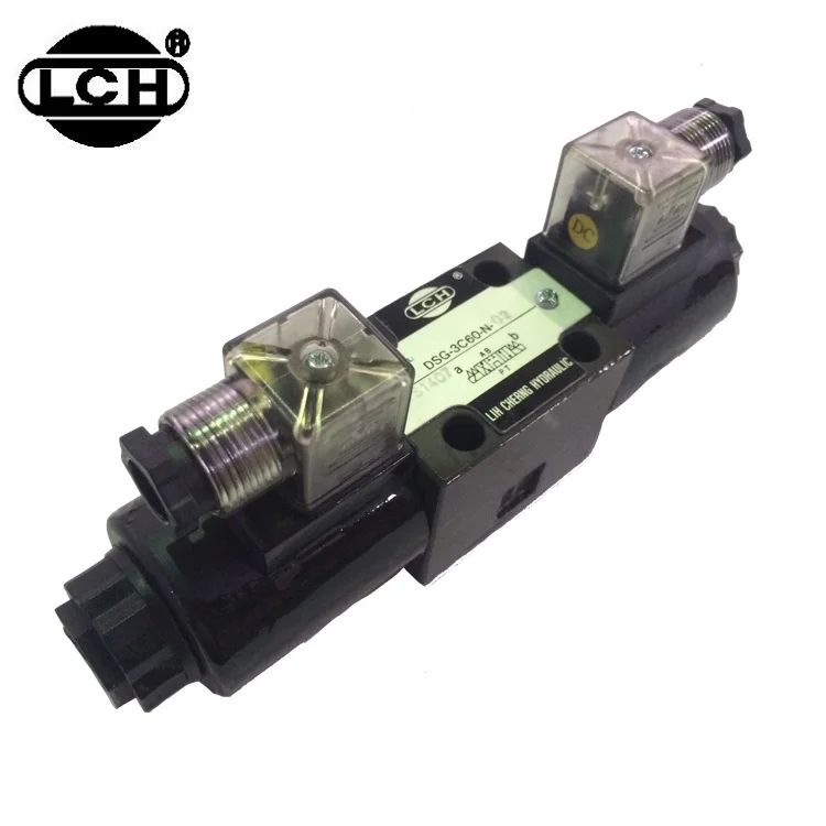 LCH hydraulic valve dsg 01 2b2 yuken type DSG-03 electric directional hydraulic control valve