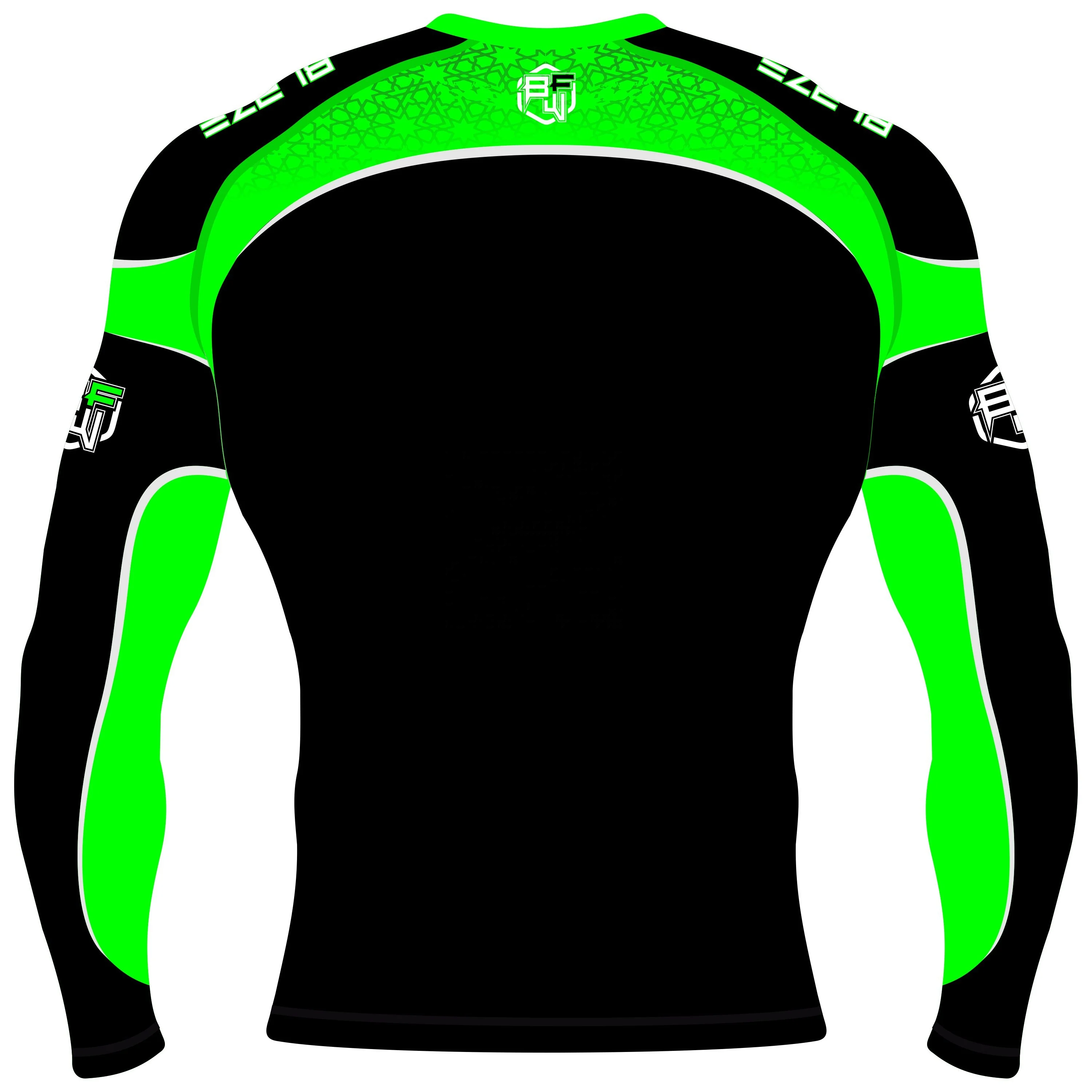 Мужская спортивная одежда Rashguard с длинным рукавом сублимационный дизайн Рашгард Для