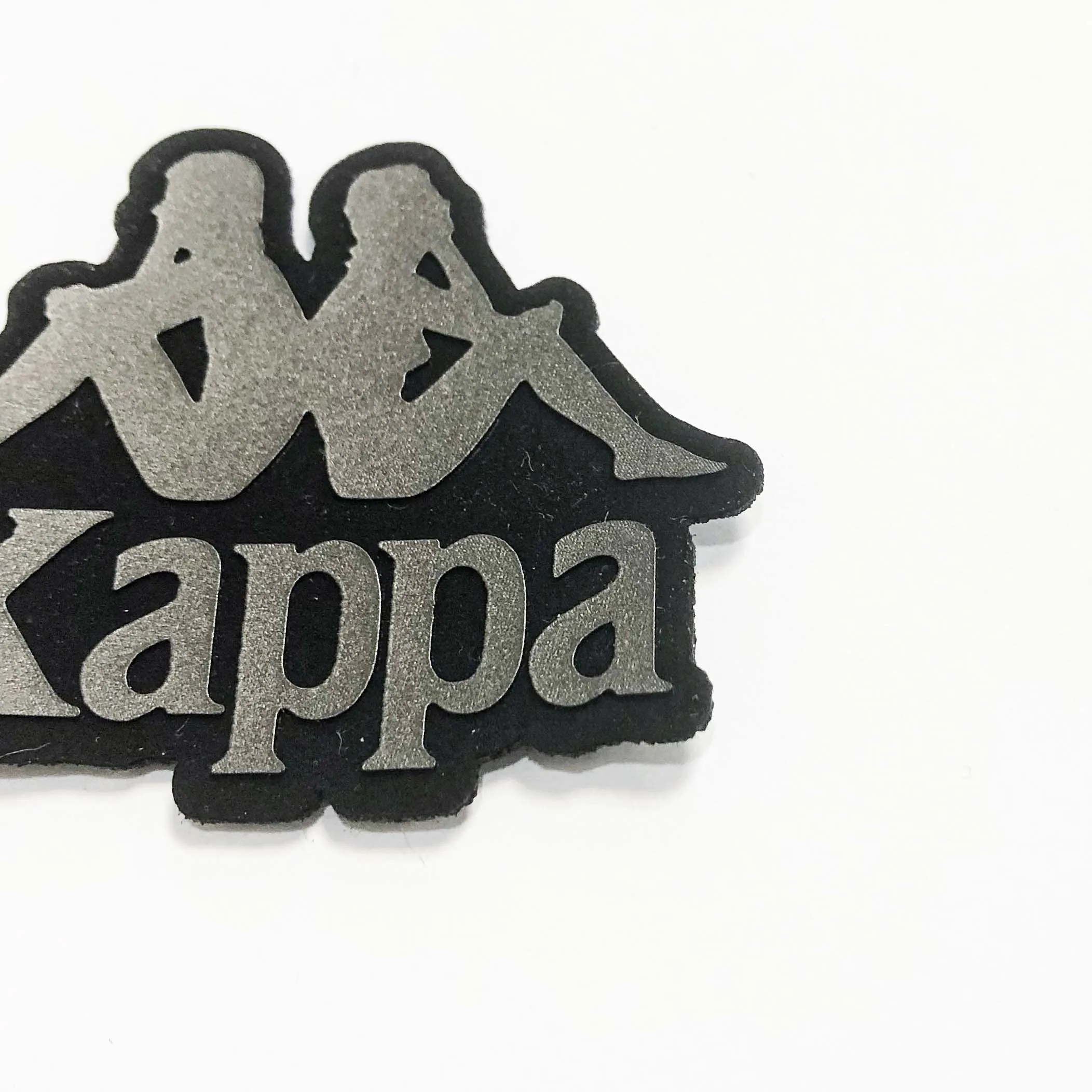 Customised Design 3d raised metallic heat transfer logo patch
