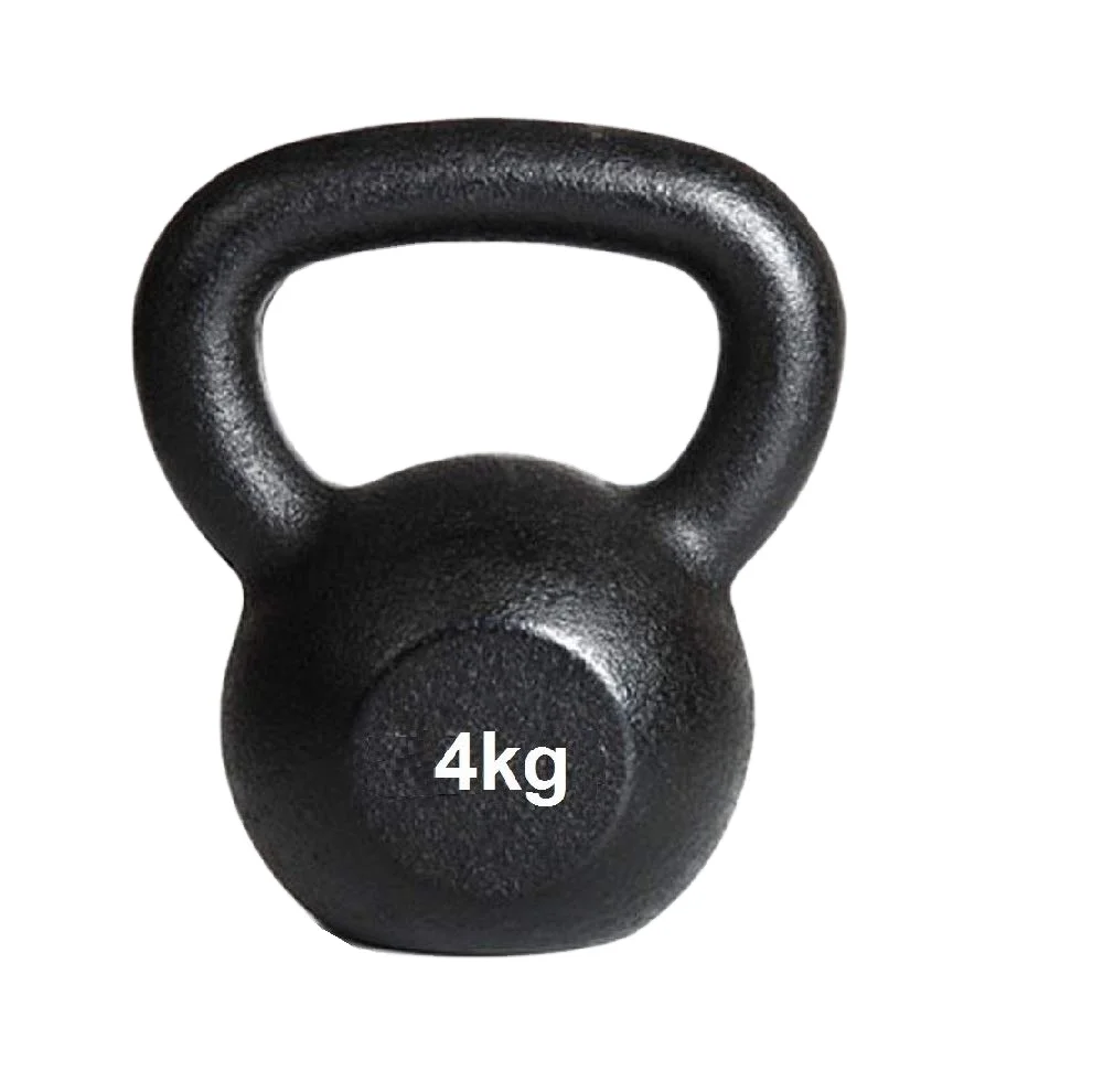 Чугунный тренажер Kettlebell для силовых тренировок, оборудование для фитнеса, твердый чугунный цветной, полный размер от 2 кг до 40 кг