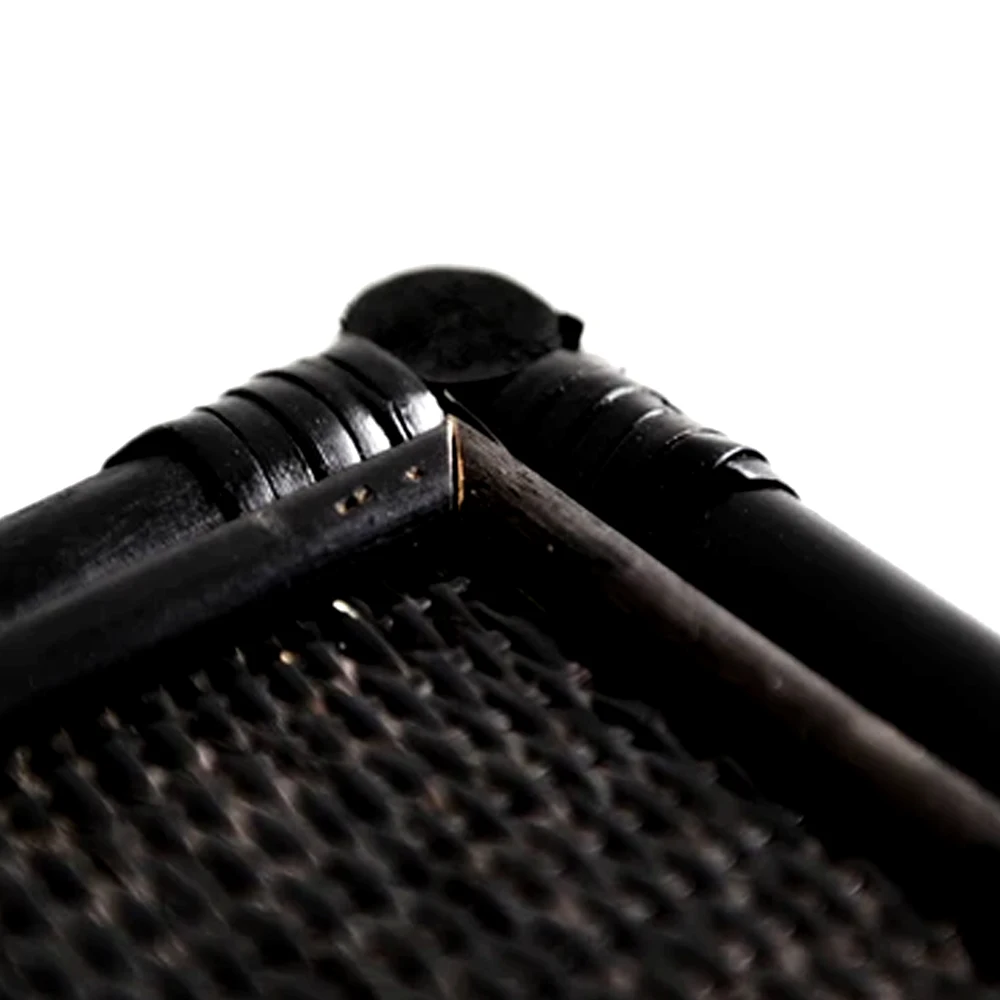  Уникальный Низкий ротанговый черный бунгало книжная полка стенд пол 2 полки с тесьмой во Вьетнаме оптовая продажа