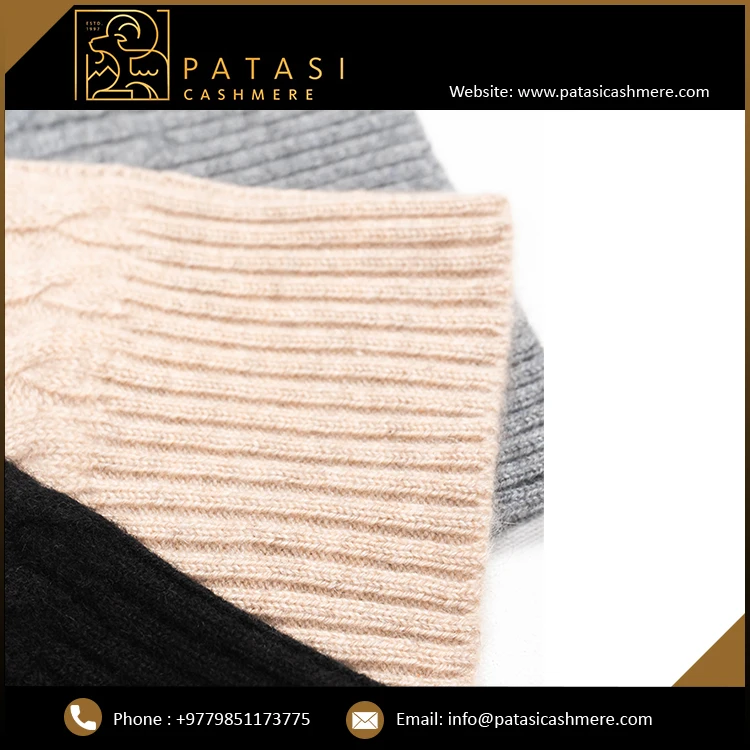 Highest Selling Cable Knit Beanie Hats Boys Girls Customizable Winter Wear Caps Made Cashmere Leather Featuring Designer Logo