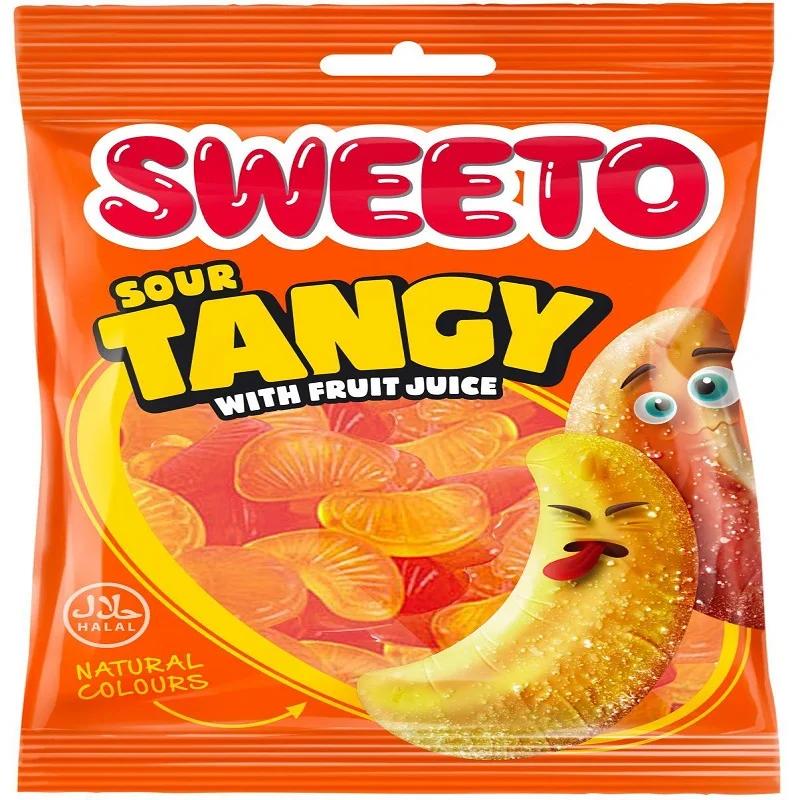 Tangerine Jelly Gummy Halal Gummy Candy 80g