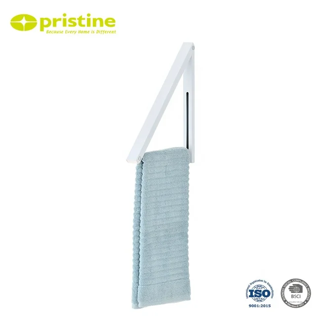 
Wall Mounted Laundry Hanging Clothes Rail Hanger | Made In Taiwan | Metal | On Wall 