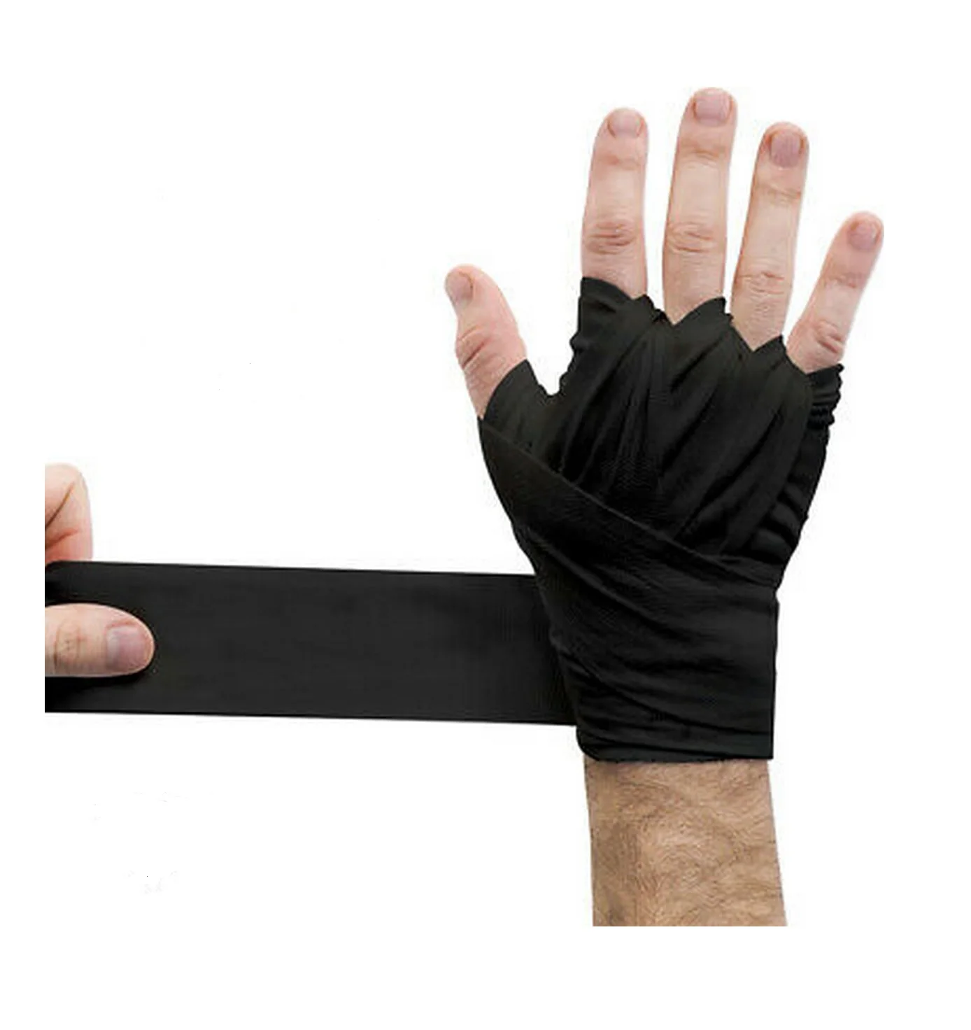 wholesale High quality Custom Boxing Hand Wraps Cotton Nylon mix Boxing Bandages inner boxing hand wraps with logo