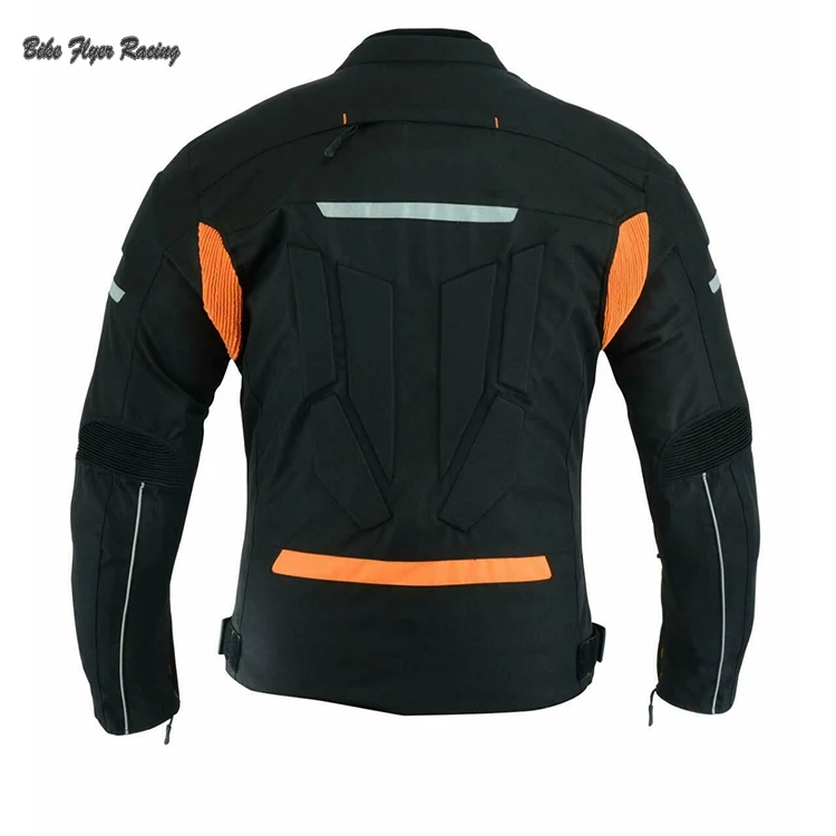Motorcycle Motorbike Jacket Touring Textile Cordura Jackets Waterproof all Weather Resistant Polyester Cordura