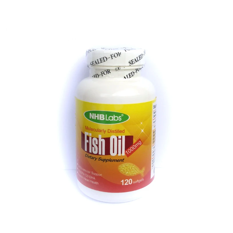 
GMP Certified Omega 3 Fish Oil Softgel Capsule 1000mg Private label 