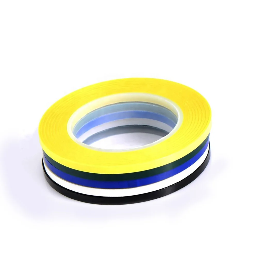 PE vinyl Glossy Black Skinny 3mm  white board artist marking grid tape