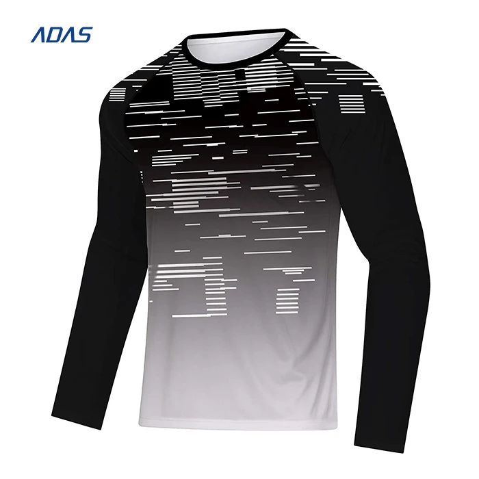 Солнцезащитные очки с печатью логотипа на заказ длинным рукавом о-образный вырез Повседневная 100% из хлопка оптовая продажа футболки для мужчин со сплошным принтом индивидуальный дизайн