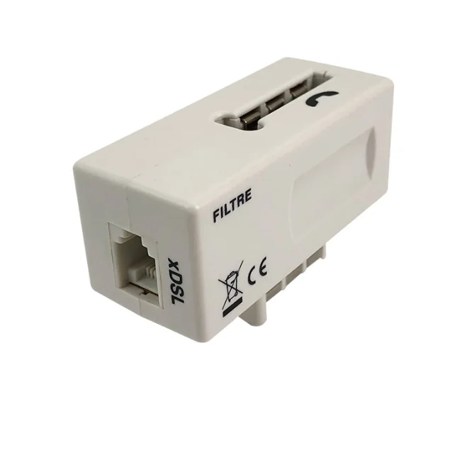 Professional xDSL Manufacturer Low Cost White POTS Splitter Filter for VDSL2