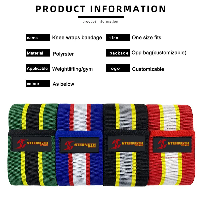 2021 оптовая продажа наколенники powerlifting для тяжелой атлетики с индивидуальным логотипом тренажерного зала и фитнеса