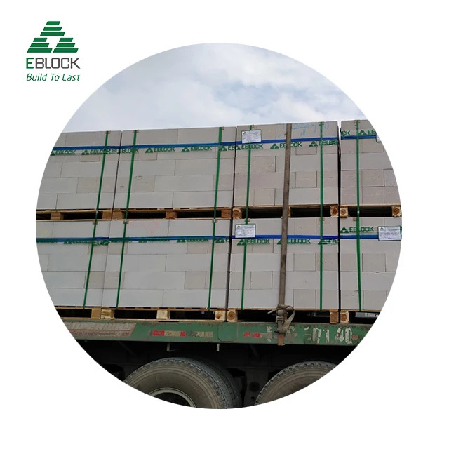 Low cost prefab house materials insulated 75mm aac roof wall panel